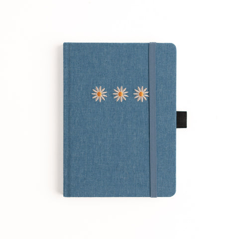Denim & Daisies: Dot Grid Notebook - Archer and Olive