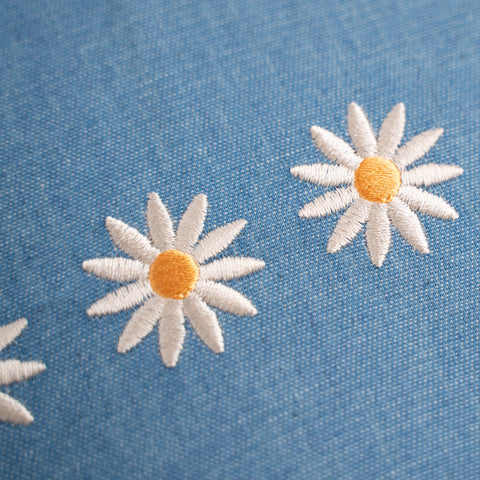 Denim & Daisies: Dot Grid Notebook - Archer and Olive