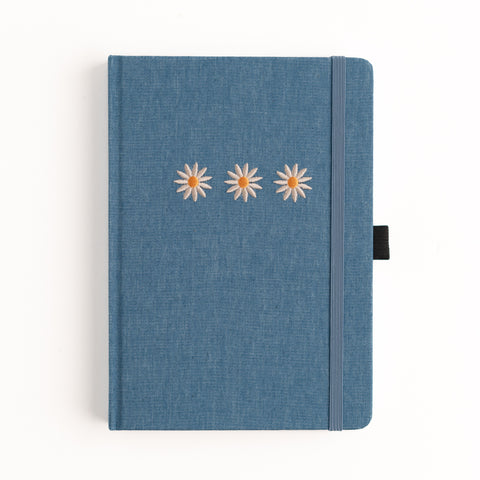 Denim & Daisies: Dot Grid Notebook - Archer and Olive