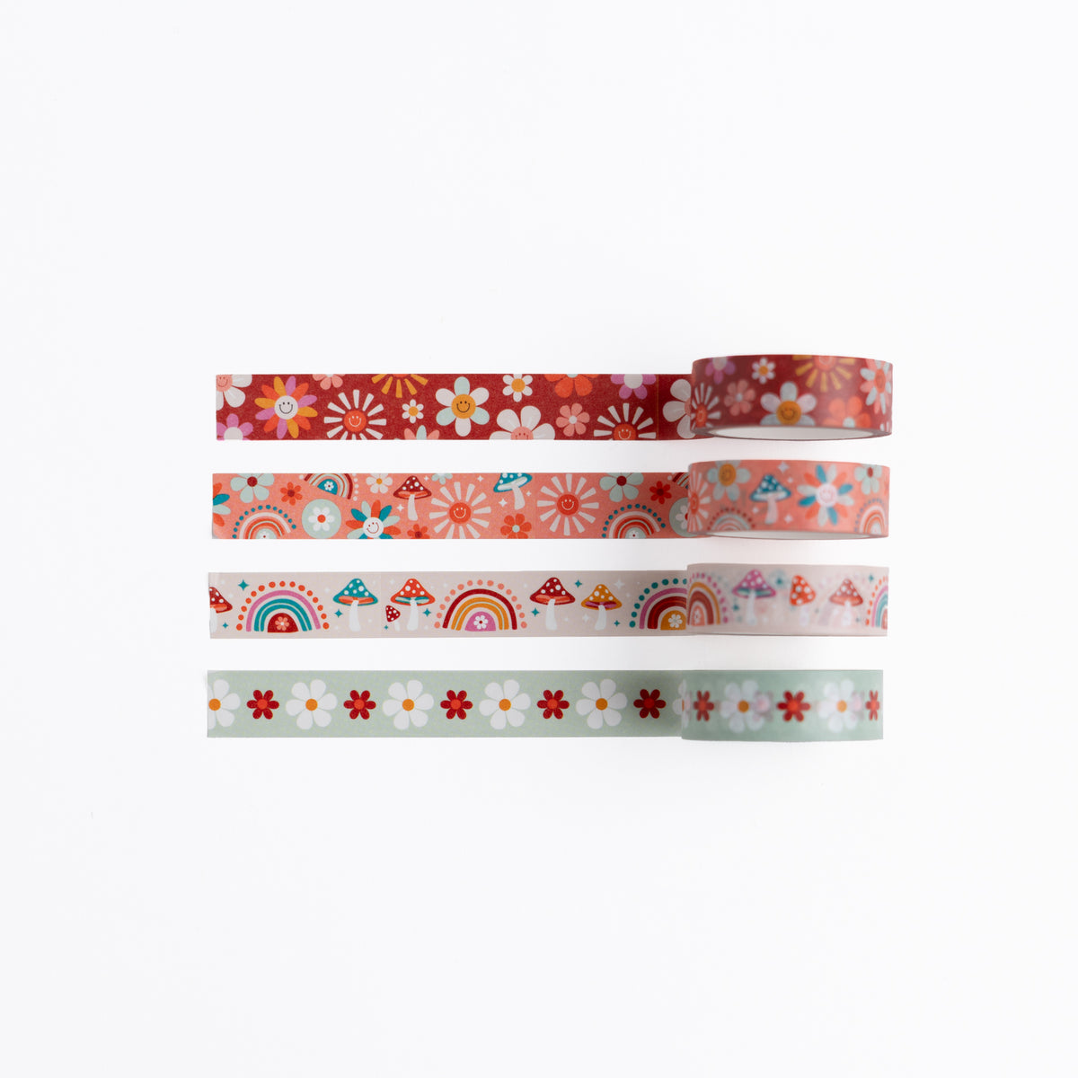 Denim & Daisies Washi Tape Set by Archer and Olive