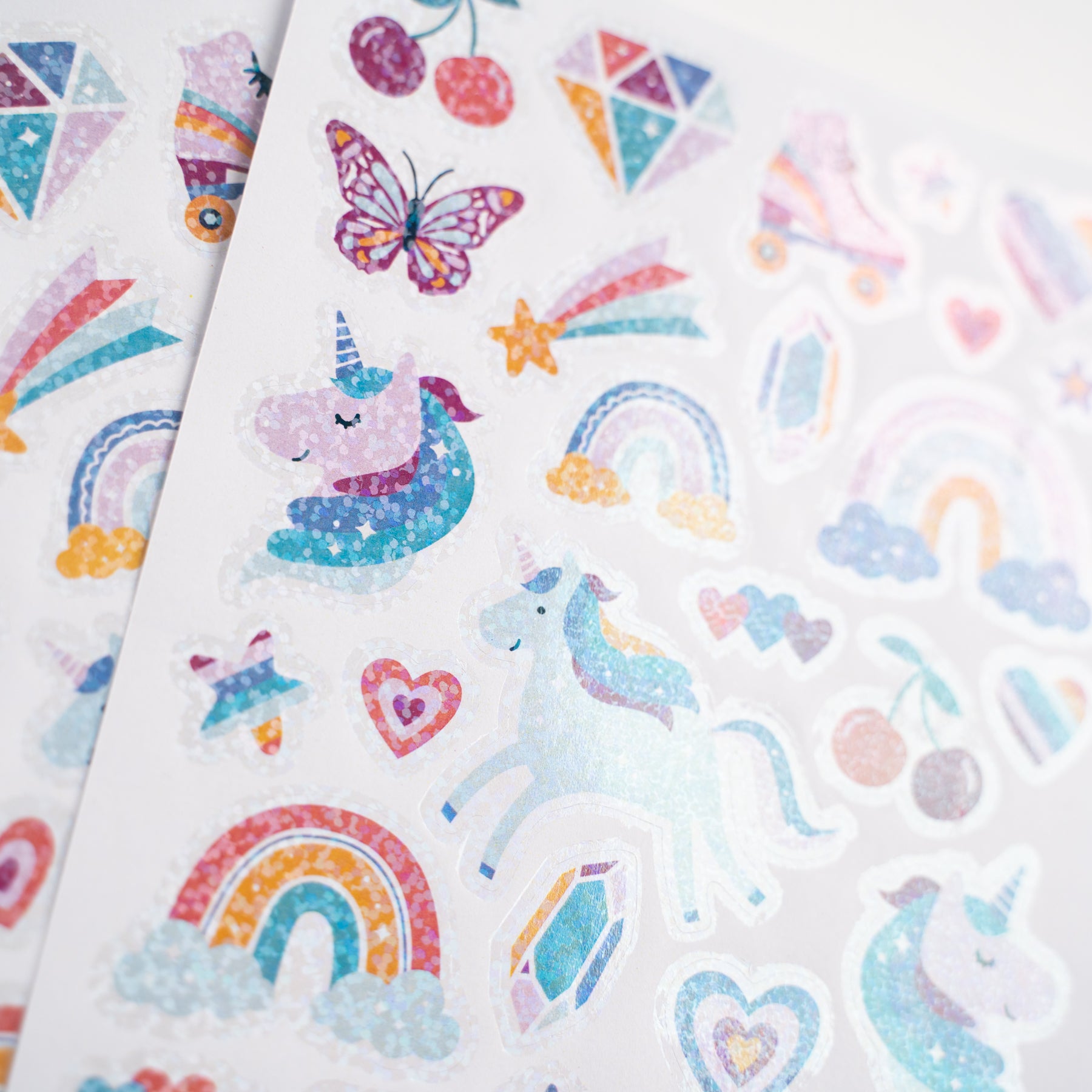 Winter Stickers - Rainbow Sparkles - Archer and Olive