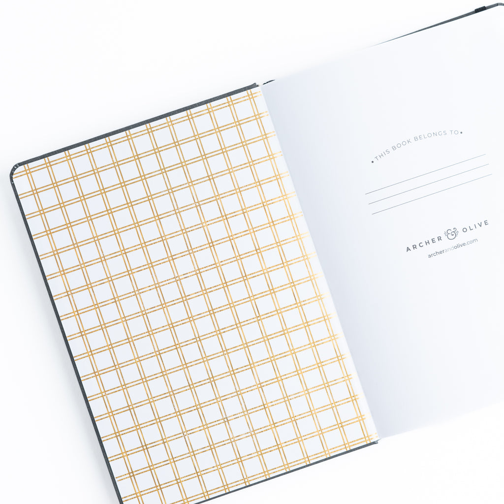 A5 Marked. Dot Grid Notebook - Archer and Olive