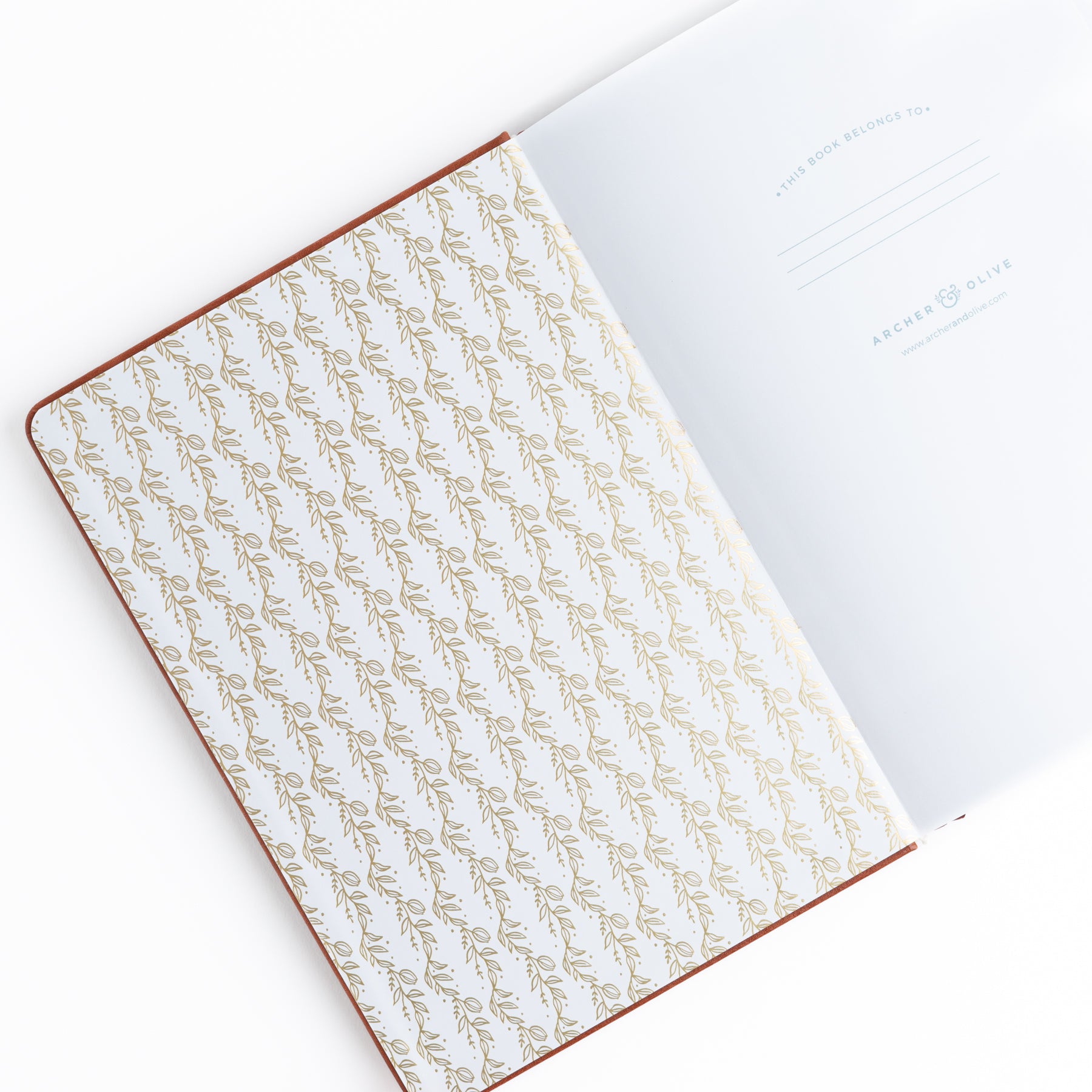 A5 Minimal Floral Undated Planner - Archer and Olive