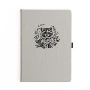 B5 Dot Grid Notebook: Radiant Raccoon - Archer and Olive
