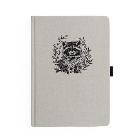 A5 Lined Notebook: Radiant Raccoon - Archer and Olive