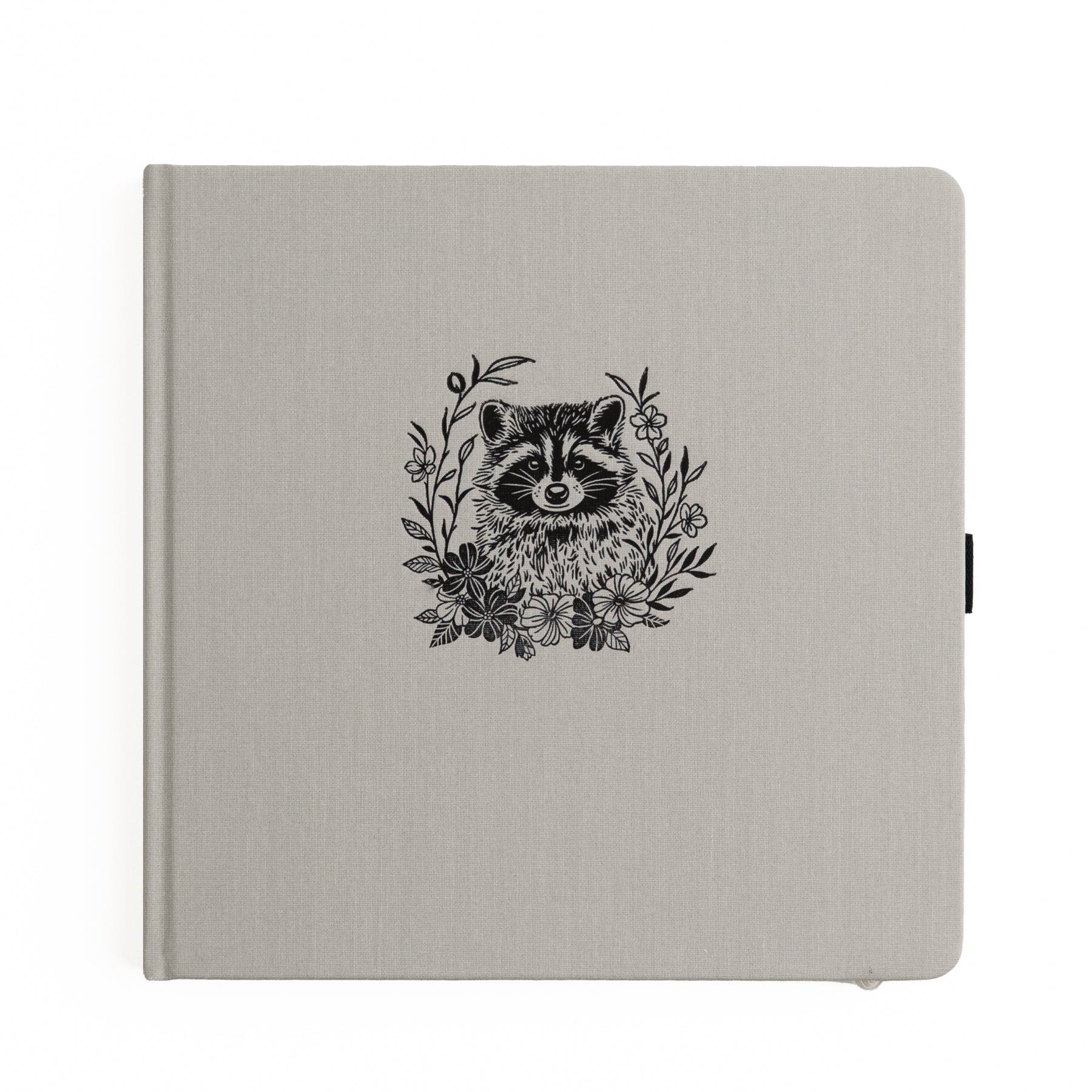 8x8 Dot Grid Notebook: Radiant Raccoon - Archer and Olive