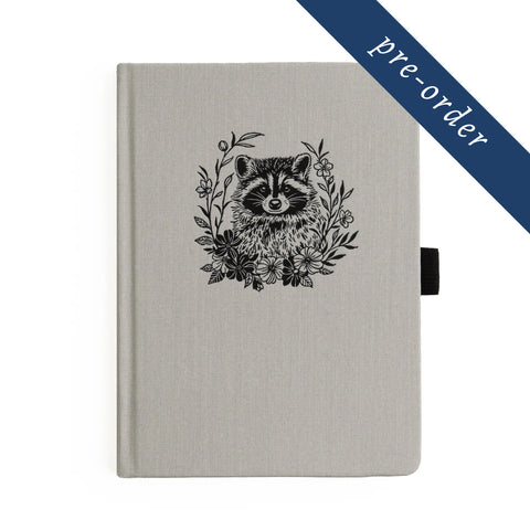 PRE-ORDER B6 Radiant Raccoon: Dot Grid Notebook