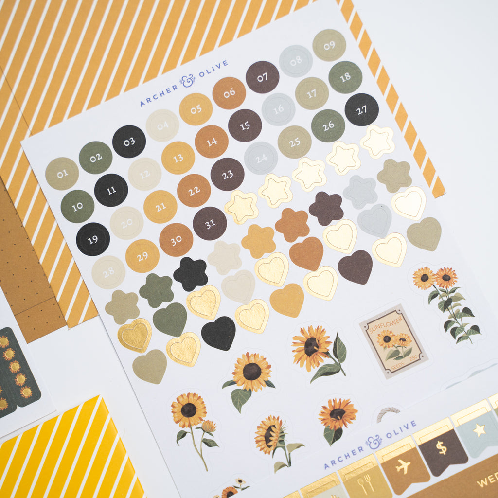 Sunflower Field Kit - Archer and Olive