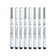 Fine Line Pen Set  of 8- Archer and Olive