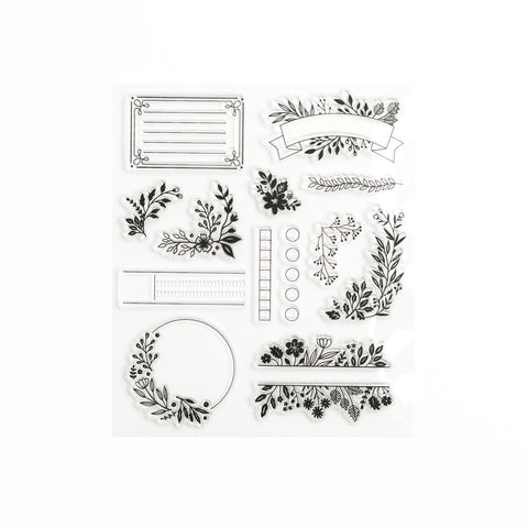 Signature Floral Acrylic Stamps