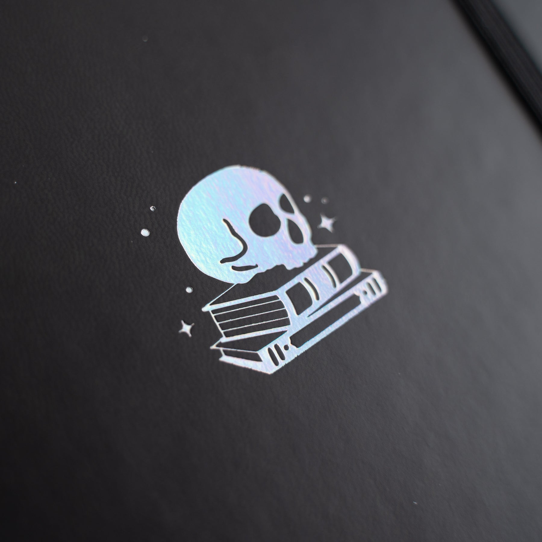 Skull & Books: Dot Grid Notebook - Archer and Olive