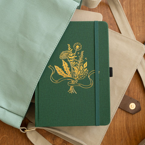 Botanist Dot Grid notebook - Archer and Olive