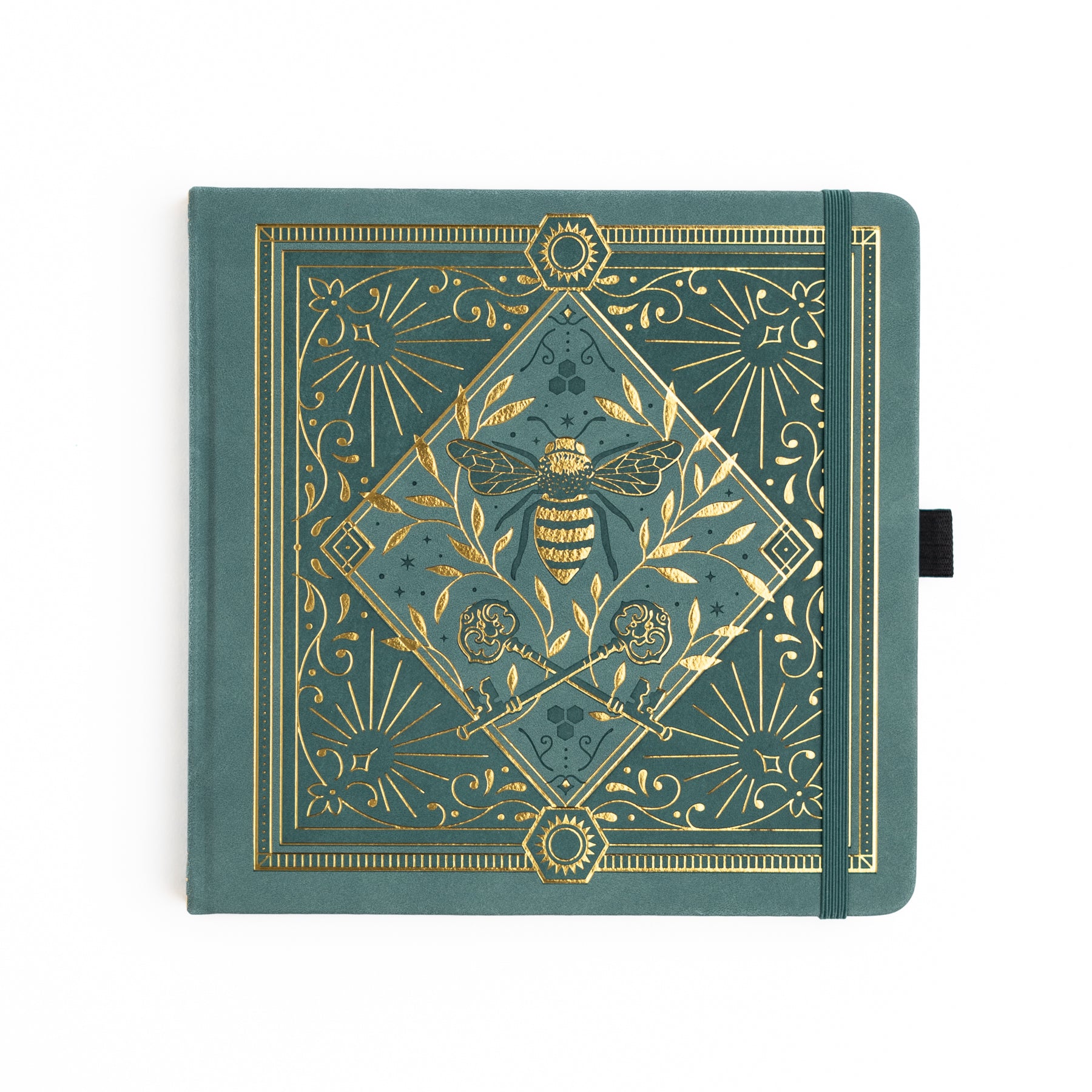 Keeper of the Bees in Soft Teal: Notebook