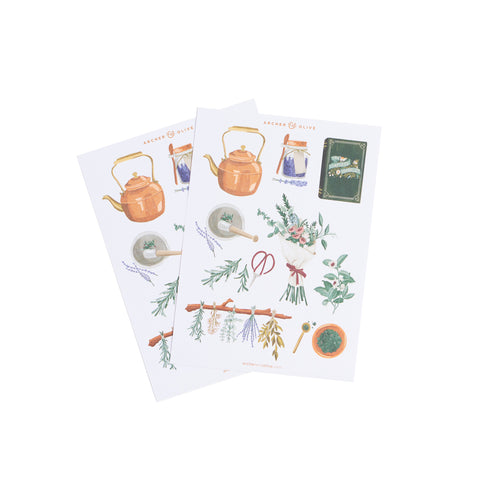 Botanist Sticker Set - Archer and Olive
