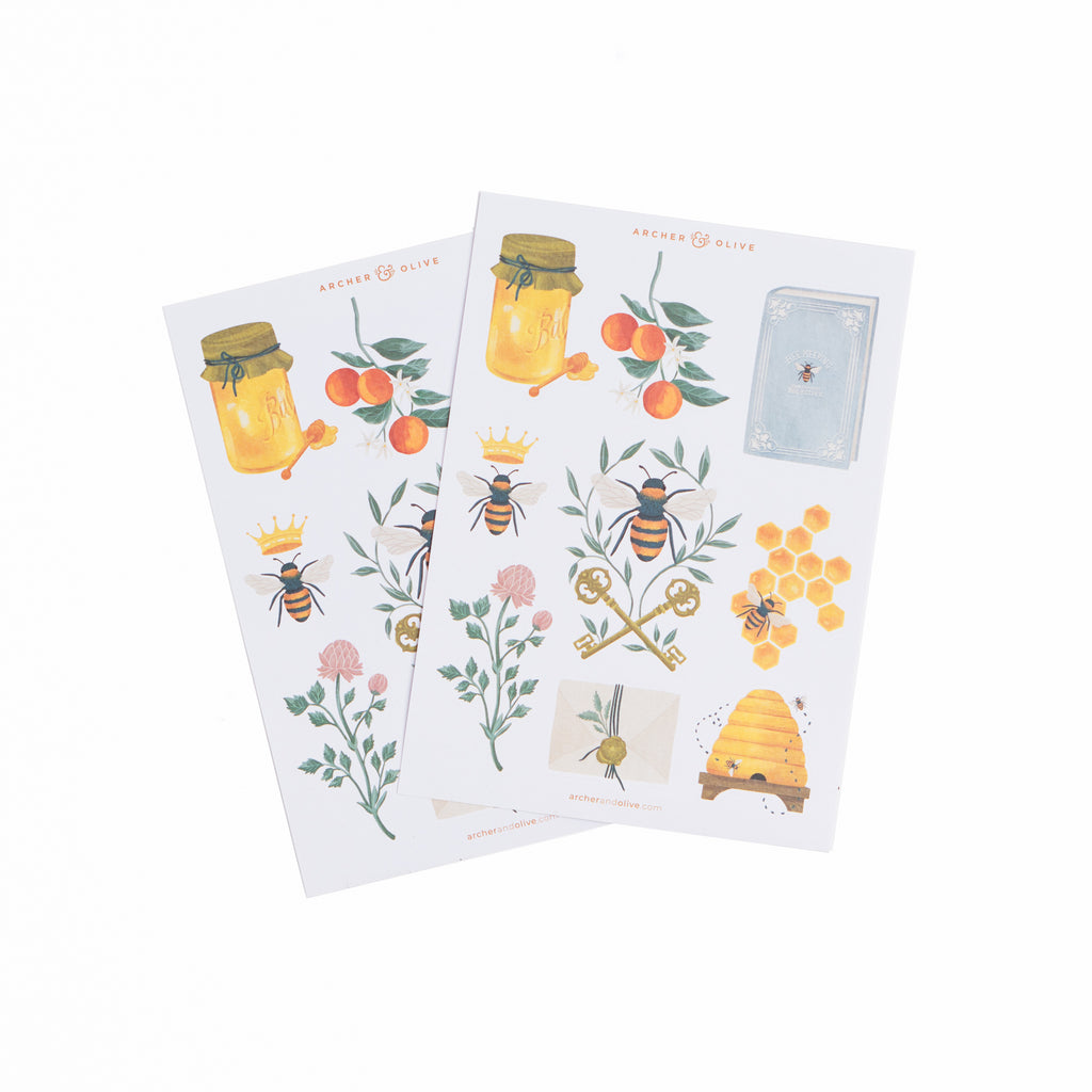 Keeper Of Bees Sticker Set - Archer and Olive