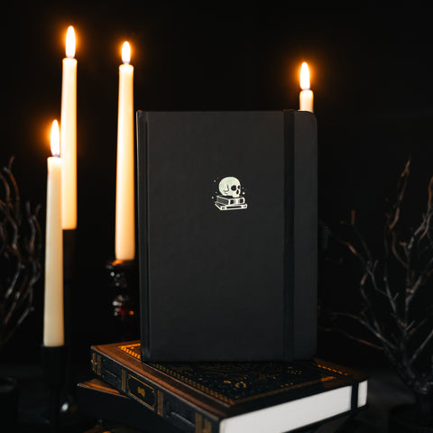 Skull & Books: Dot Grid Notebook - Archer and Olive