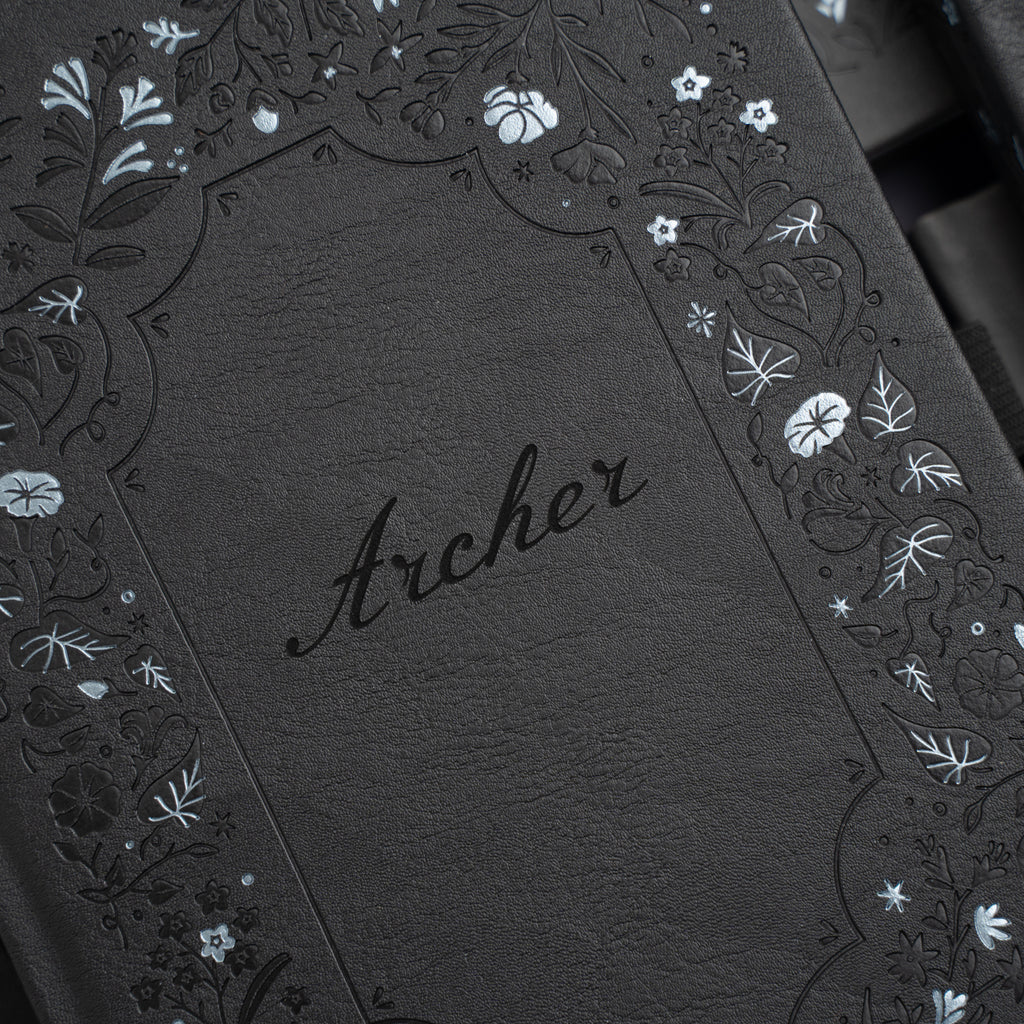 PRE-ORDER CLOSED A5 Midnight Floral: Blank Notebook - Archer and Olive