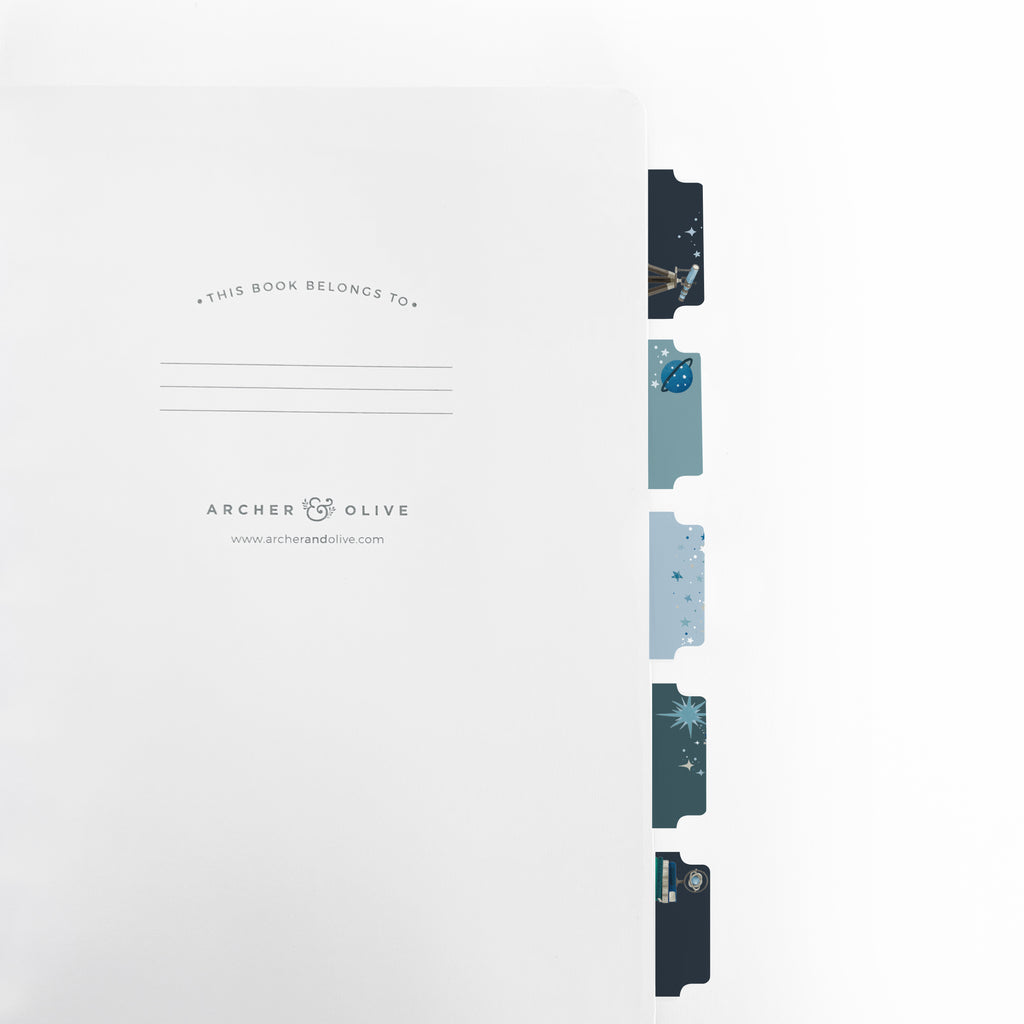 Meteor Shower: Printable Planner Tabs - Archer and Olive