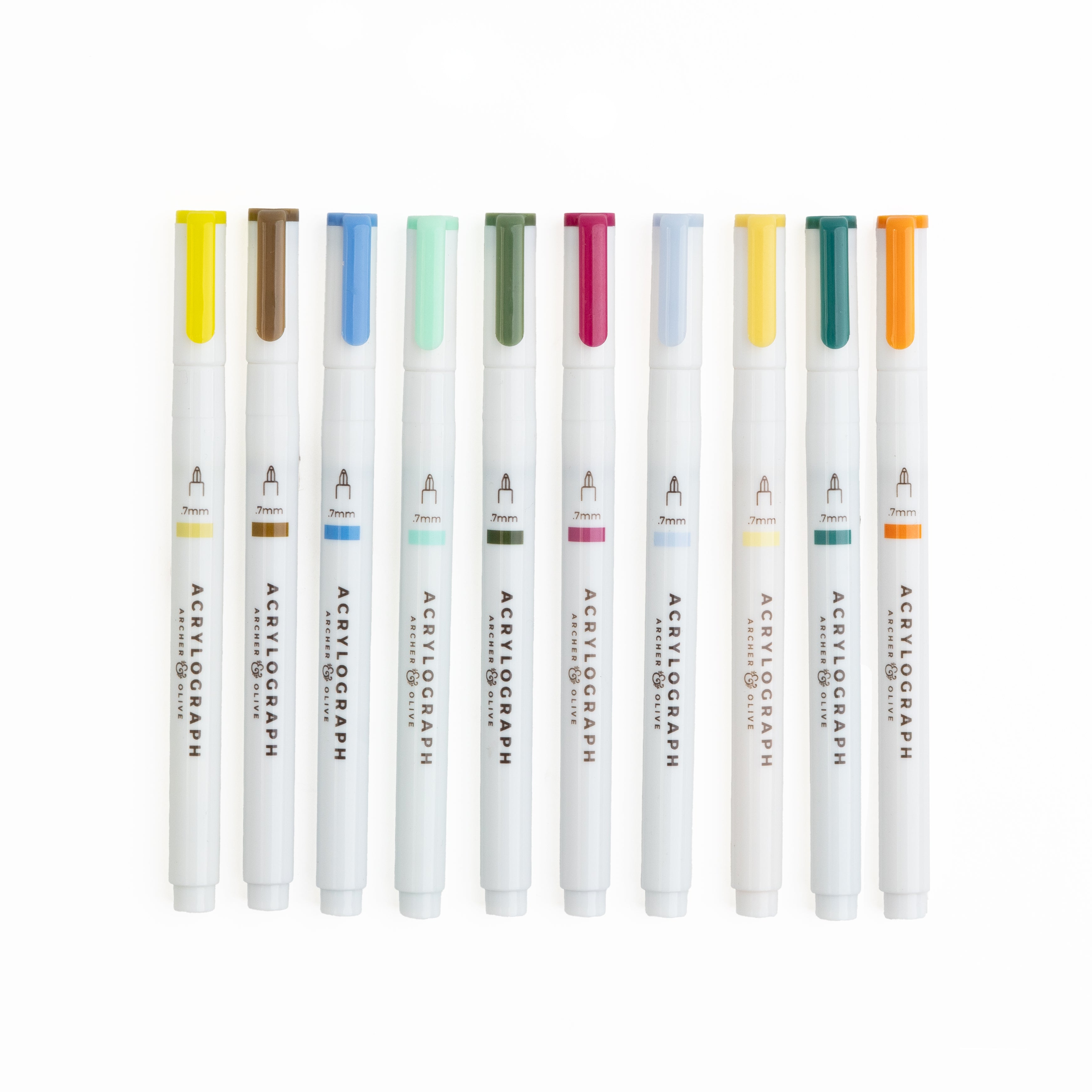 Summer Acrylograph Pens - Archer and Olive