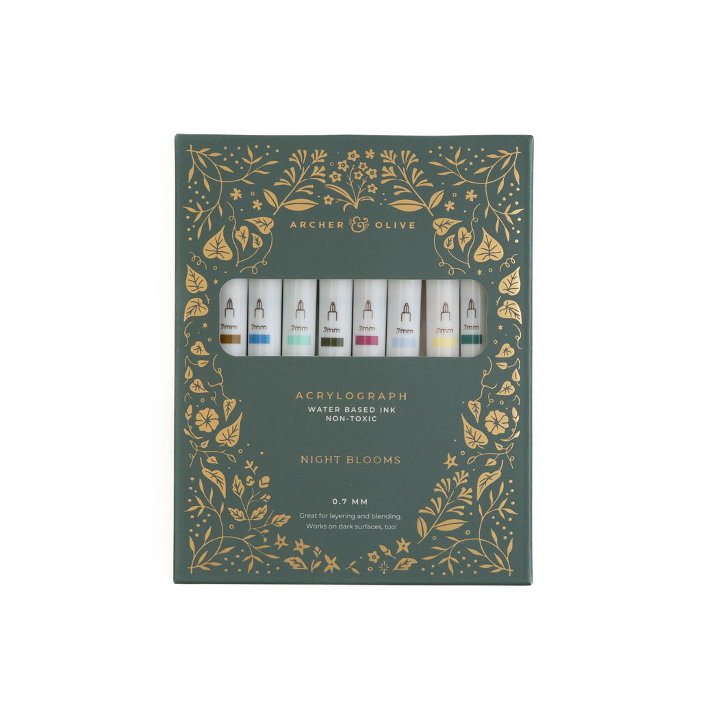 Summer Acrylograph Pens - Archer and Olive