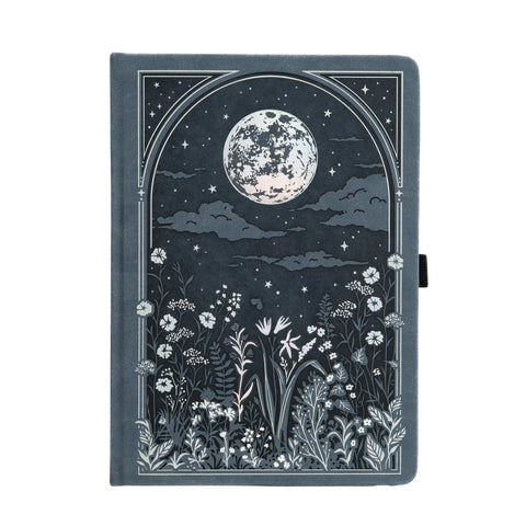 B5 Dot Grid Notebook: Moonlit Garden - Archer and Olive