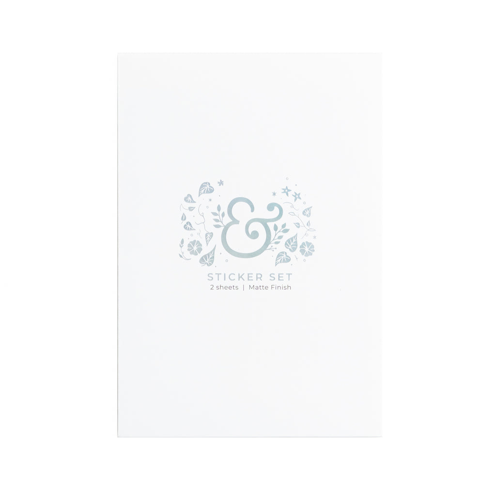 Midnight Floral Stickers - Archer and Olive