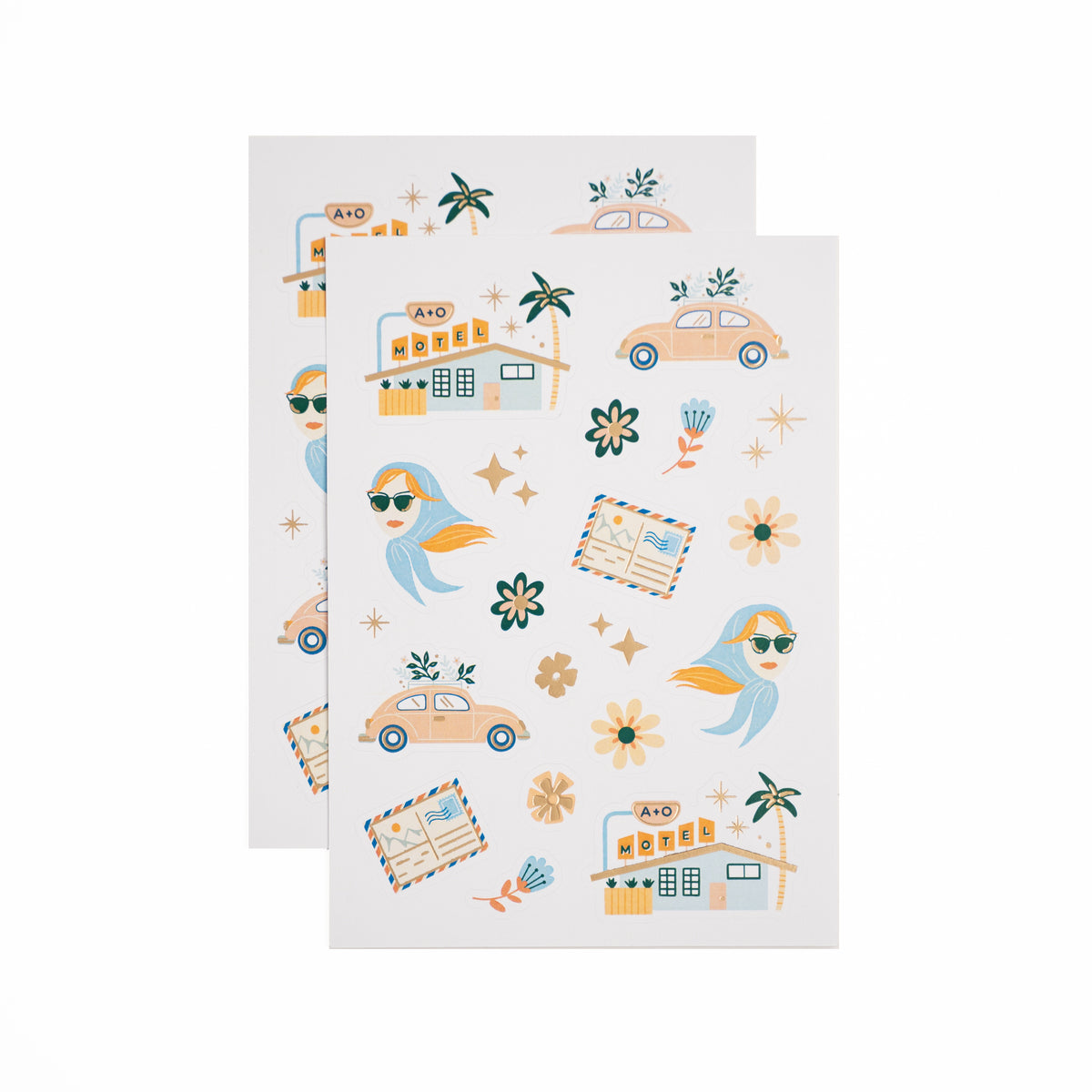 Summer Theme Sticker Set - Archer and Olive