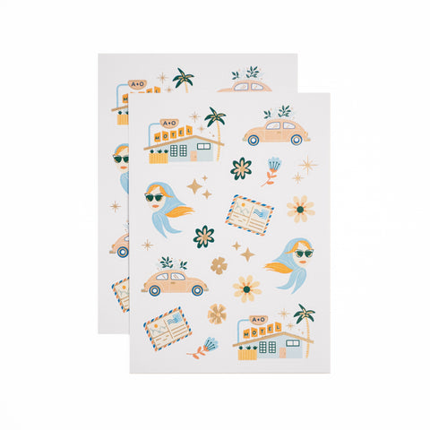 Summer Theme Sticker Set - Archer and Olive