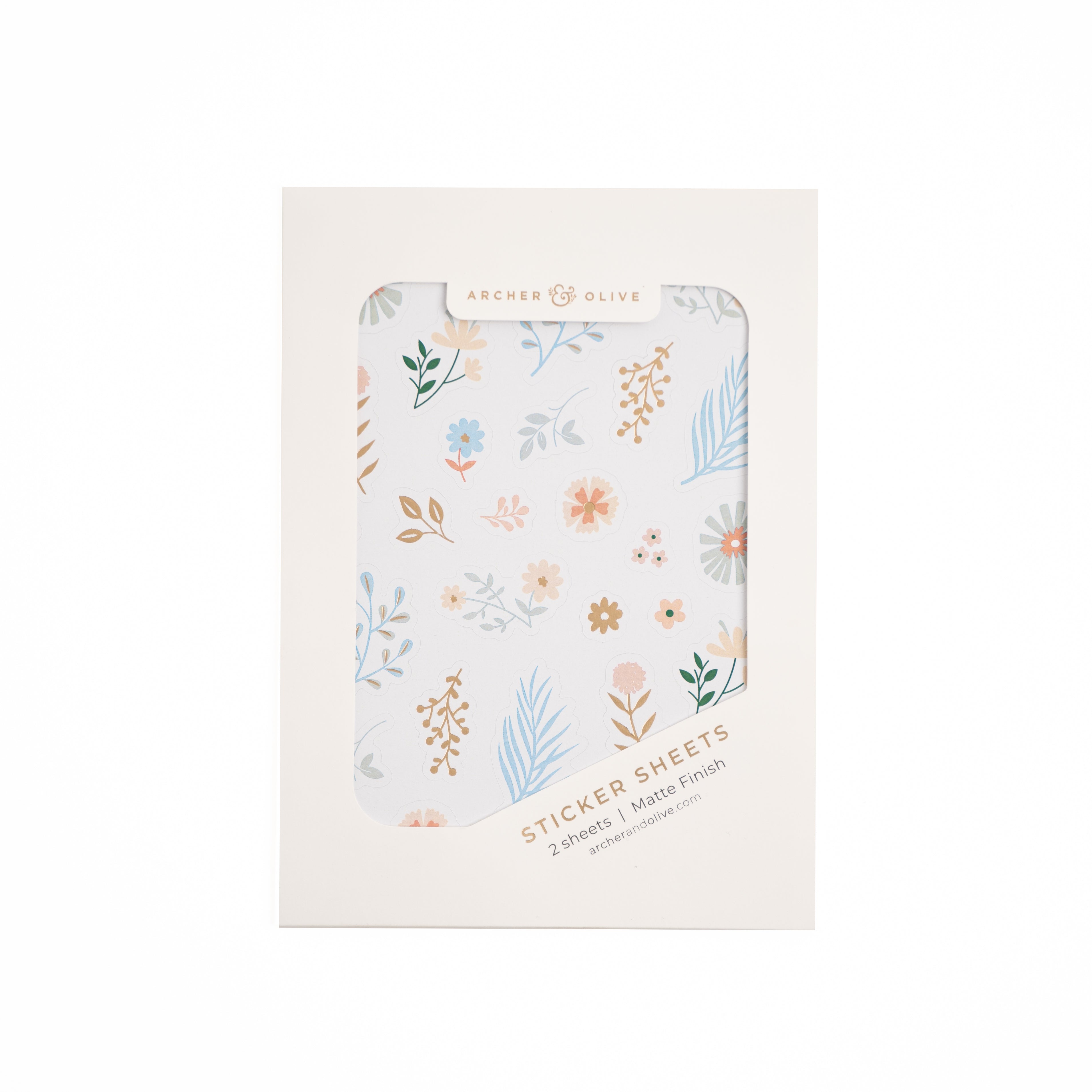 Summer Floral Sticker Set - Archer and Olive