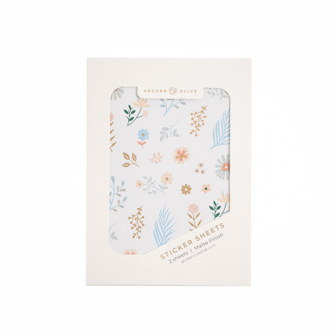 Summer Floral Sticker Set - Archer and Olive