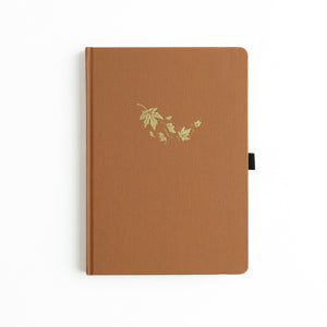 B6 Swirling Leaves: Dot Grid Notebook