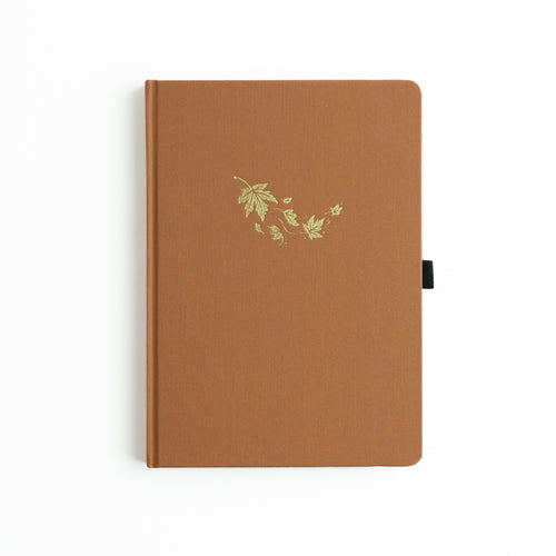 B6 Swirling Leaves: Dot Grid Notebook
