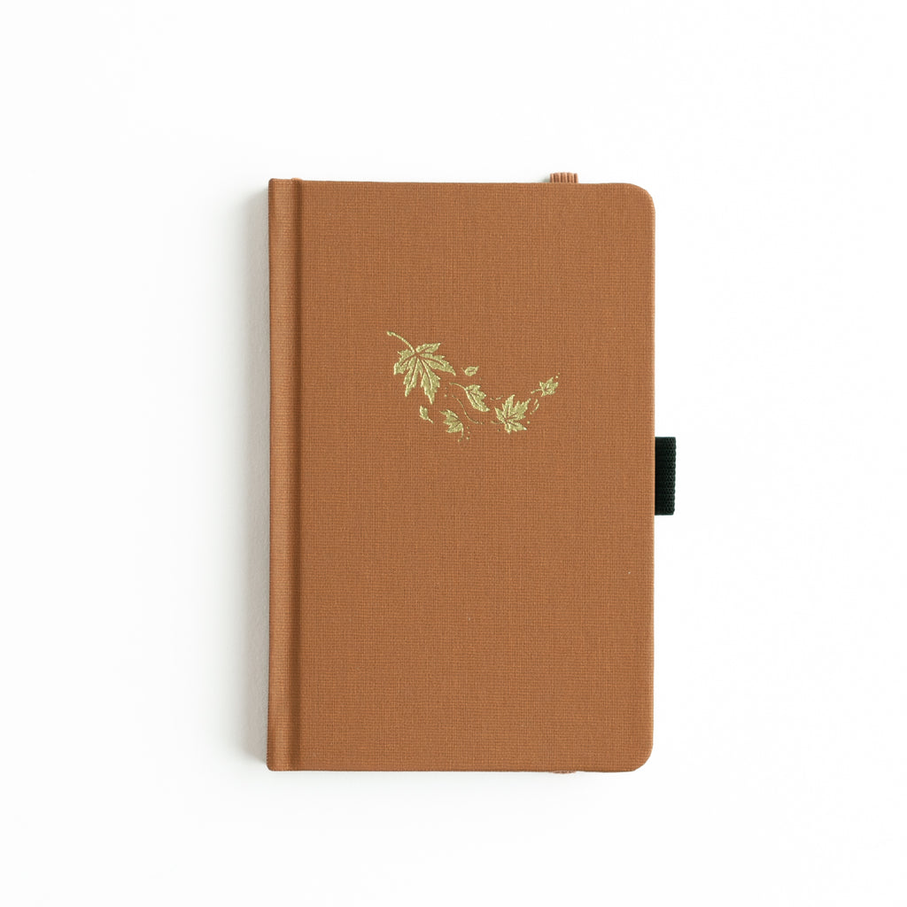 Pocket Swirling Leaves: Dot Grid Notebook - Archer and Olive