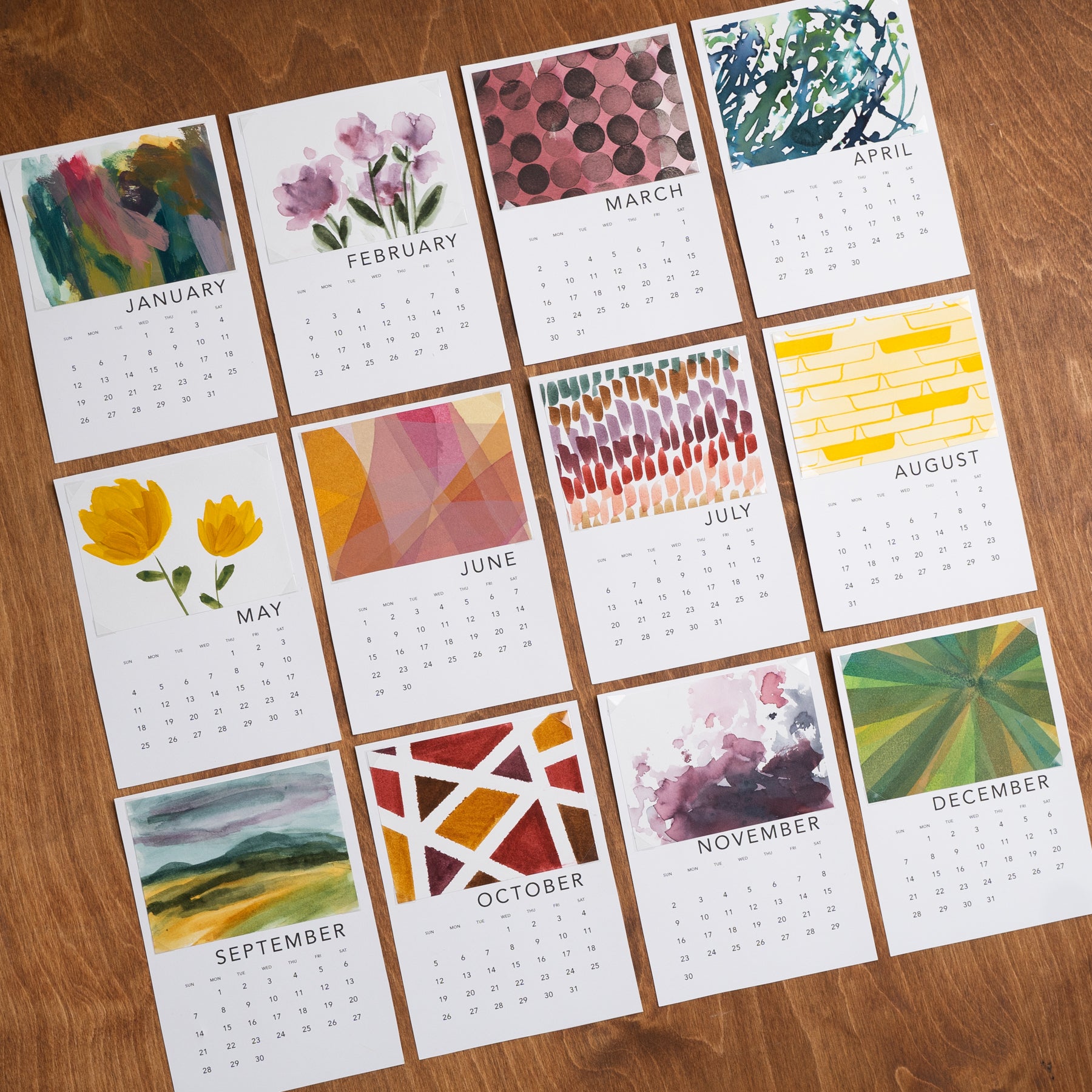 UNBOUND Advent Art Calendars eCourse | Archer and Olive