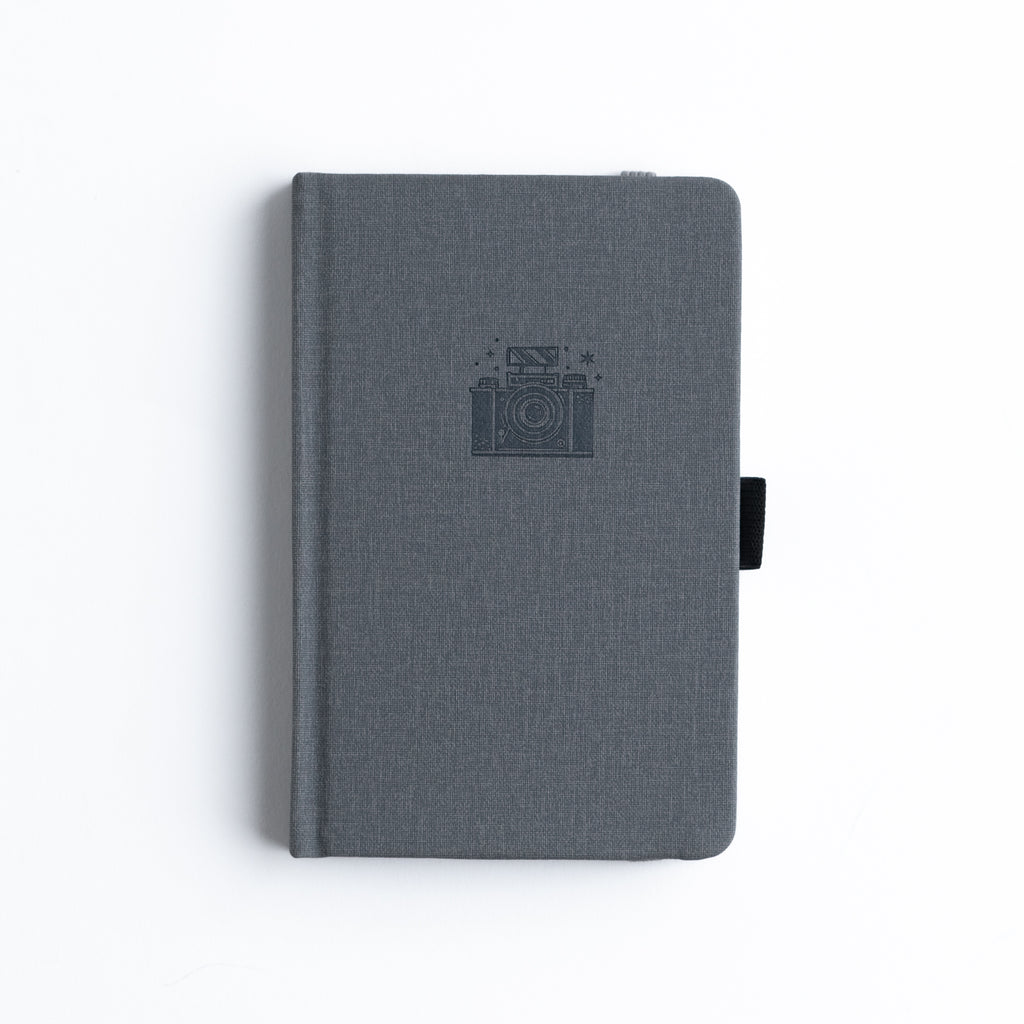 A6 Vintage Camera: Dot Grid Notebook - Archer and Olive