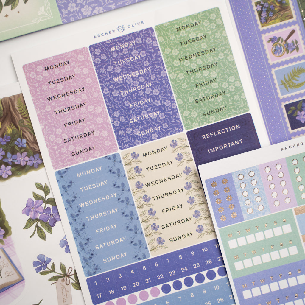 Wild Periwinkle Themed Kit - Archer and Olive