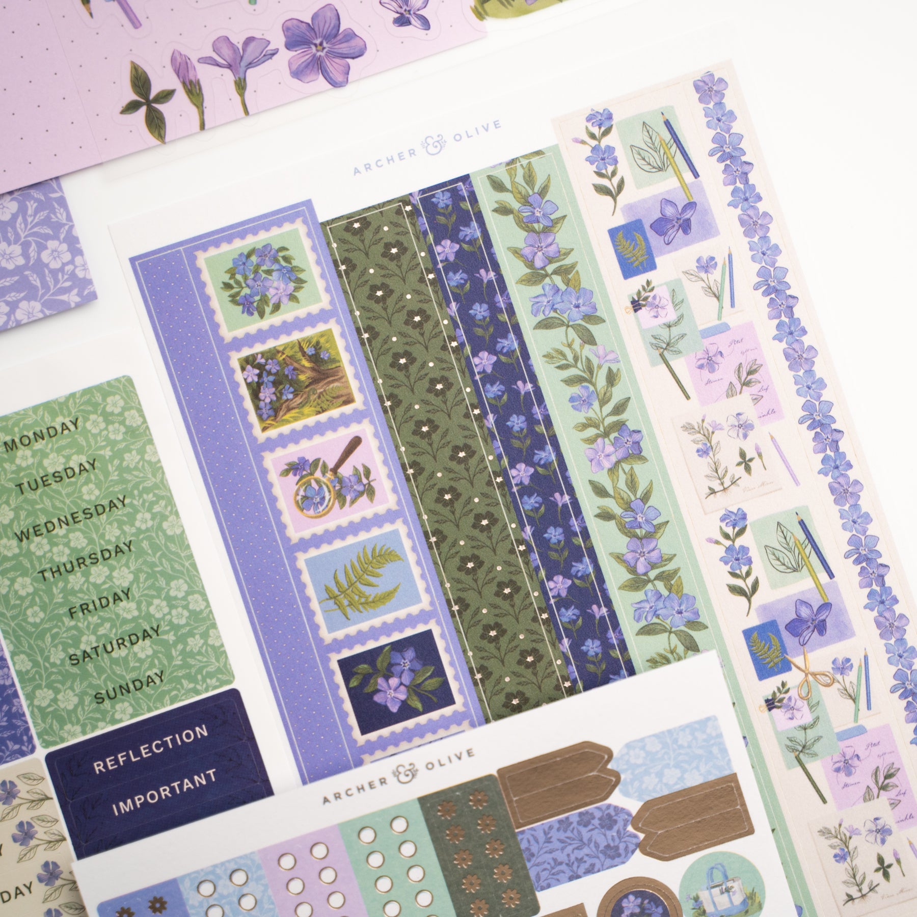 Wild Periwinkle Themed Kit - Archer and Olive