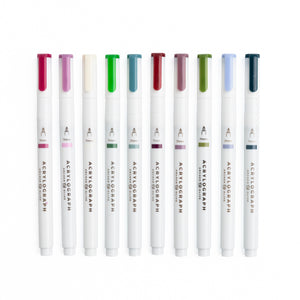 Snow & Stillness Acrylograph Pens - Archer and Olive