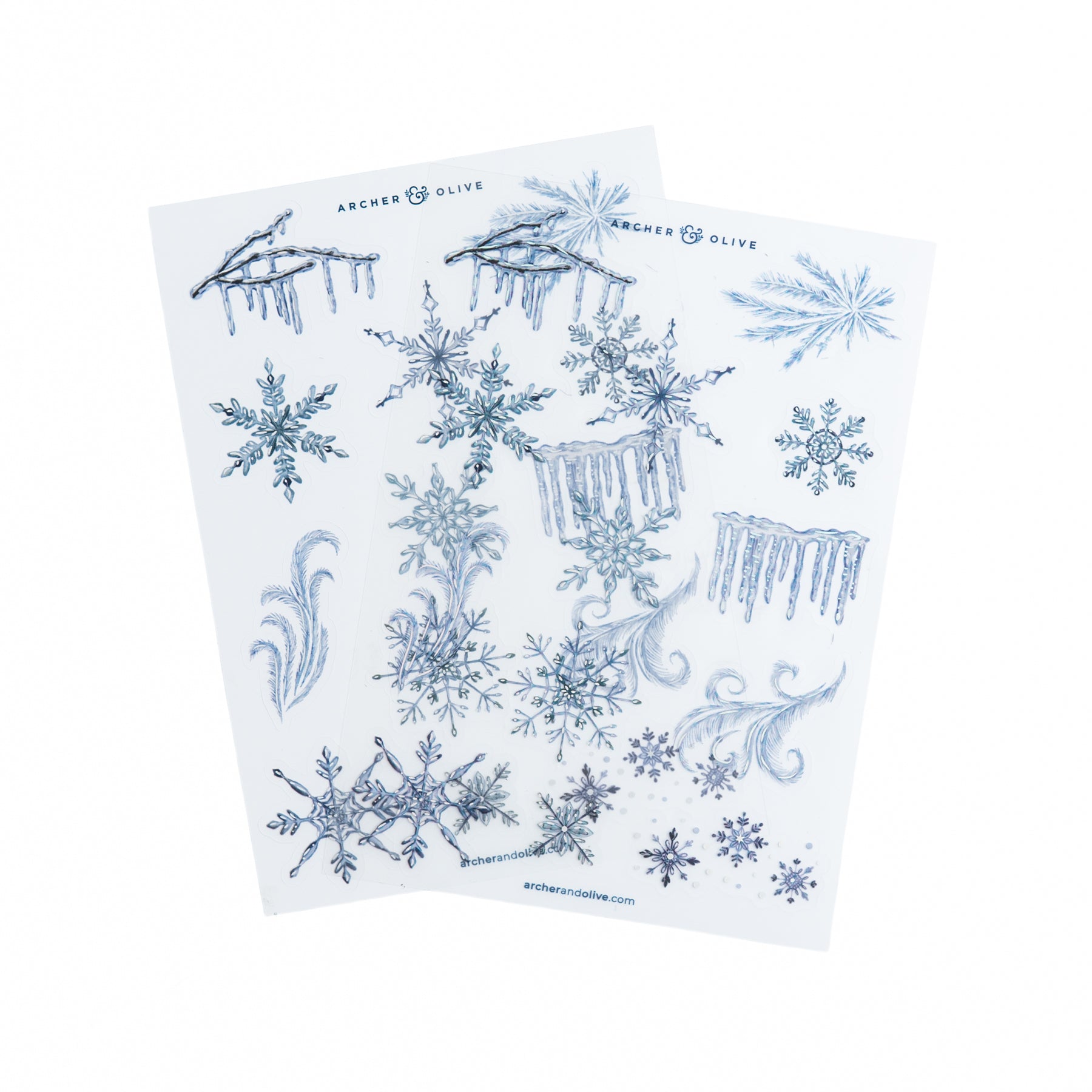 Frosted Storybook Sticker Set - Archer and Olive