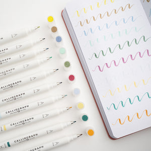 Summer Calliograph Pens - Archer and Olive