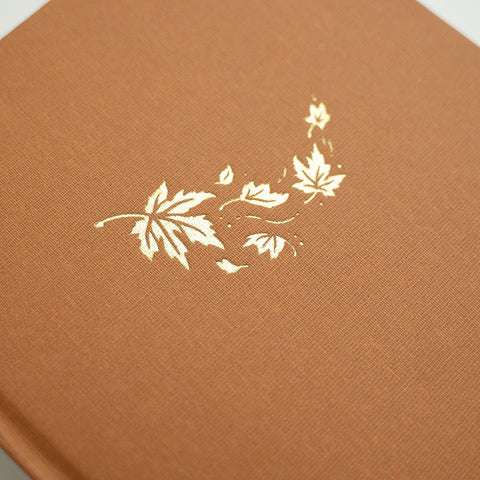 A5: Swirling Leaves: Dot Grid Notebook