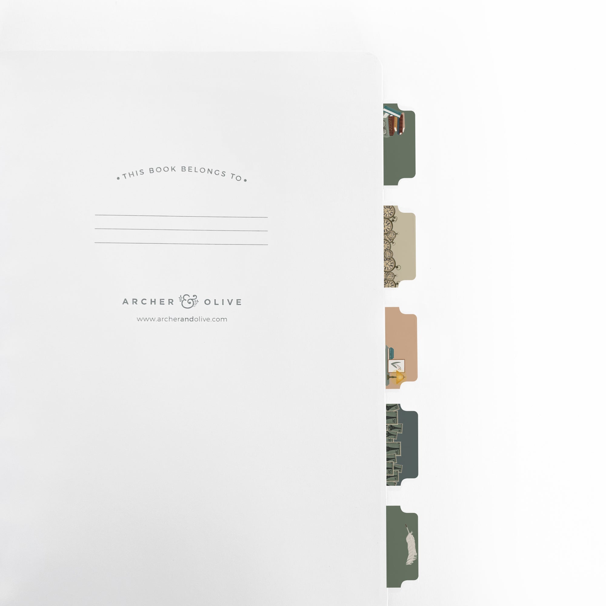 In the Attic Printable Planner Tabs - Archer and Olive