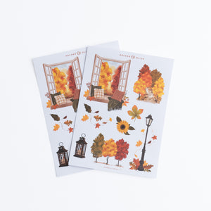 Swirling Leaves Sticker Set - Archer and Olive