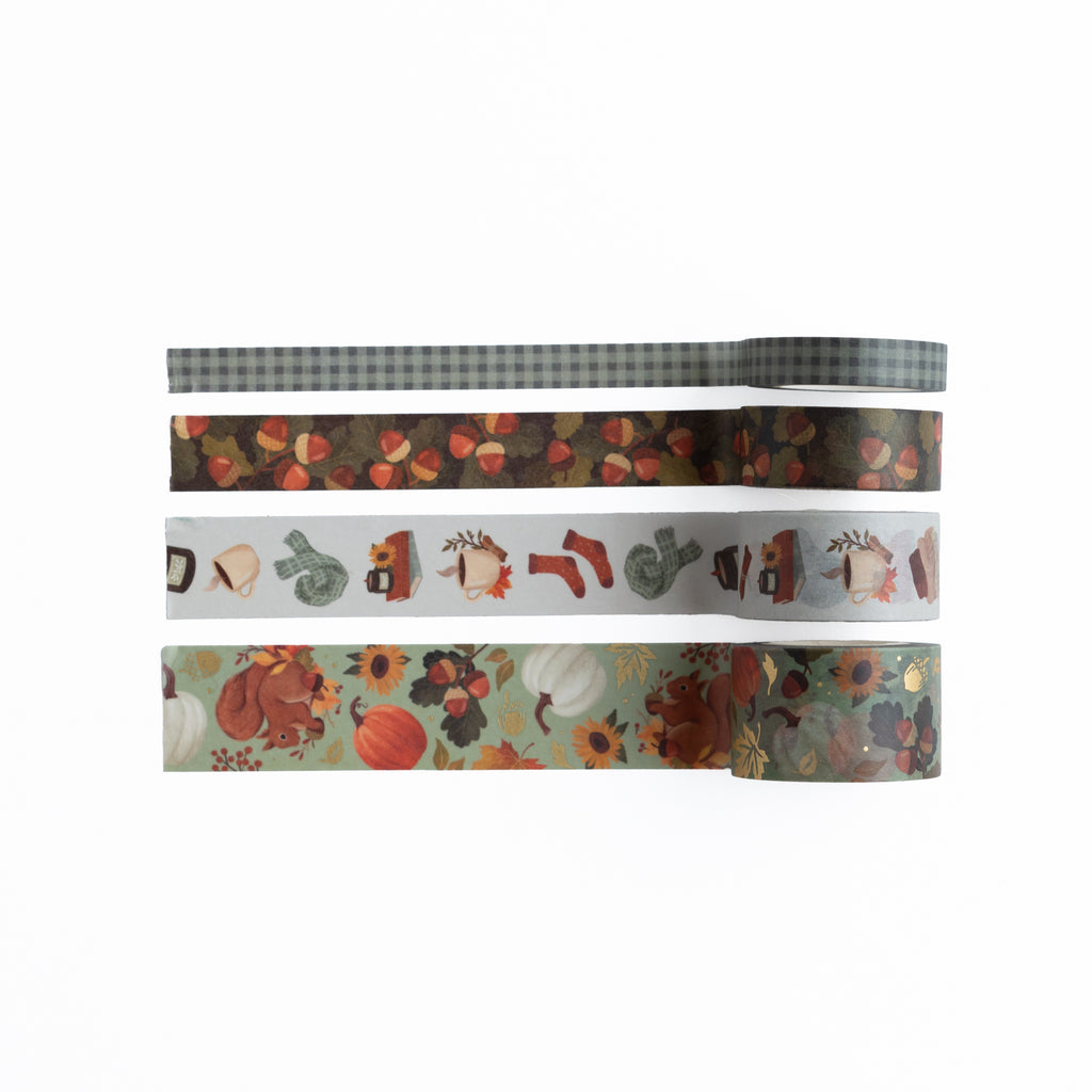 Acorns Washi Tape Set - Archer and Olive