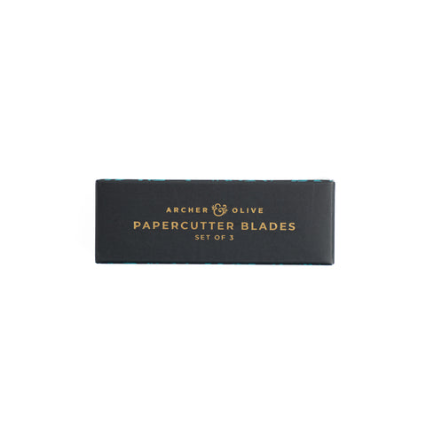 Papercutter Blades (set of 3) - Archer and Olive