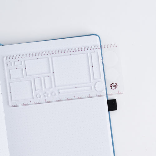 A5 Dot Grid Planner Stencil - Archer and Olive