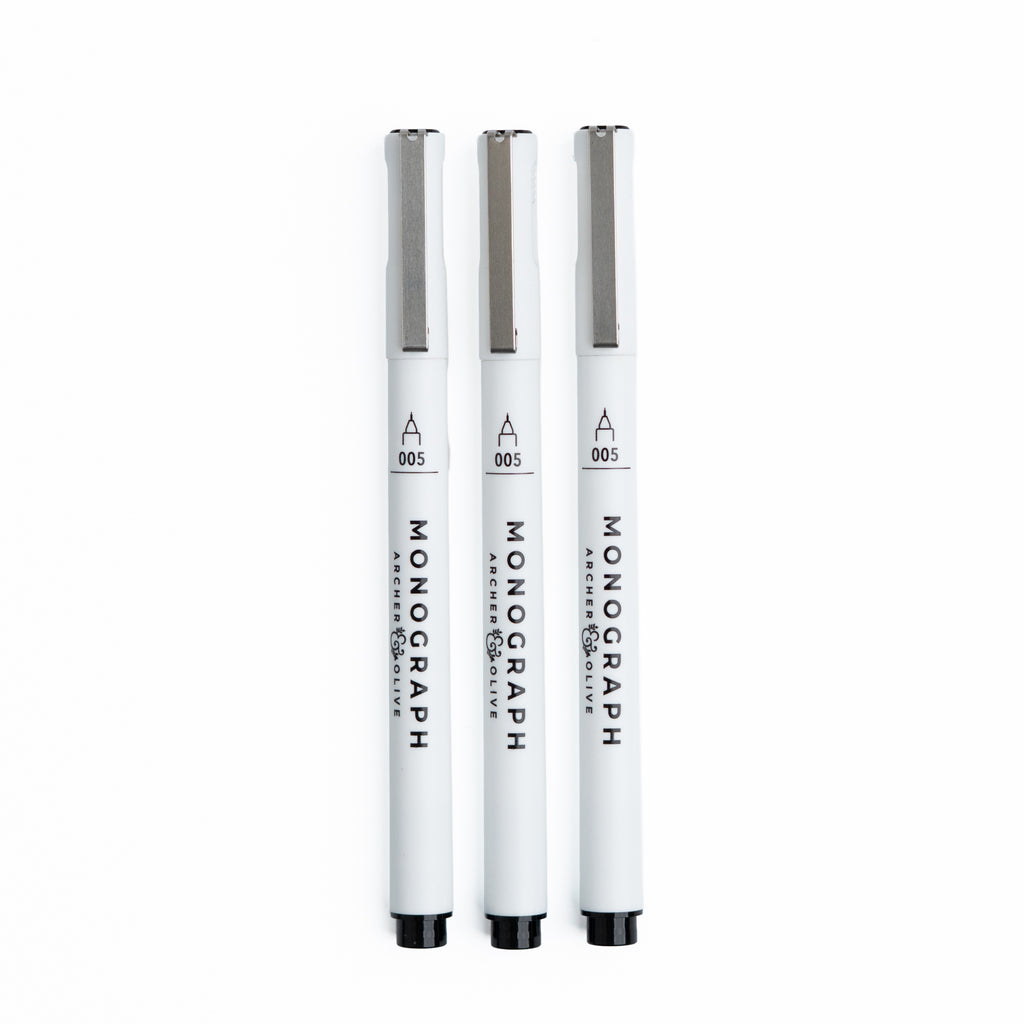  Pen Sets of 3 - Archer and Olive