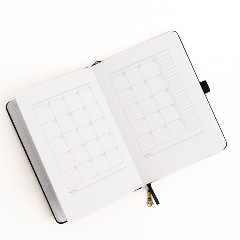 Art Deco Vegan Leather Undated Planner - Archer and Olive