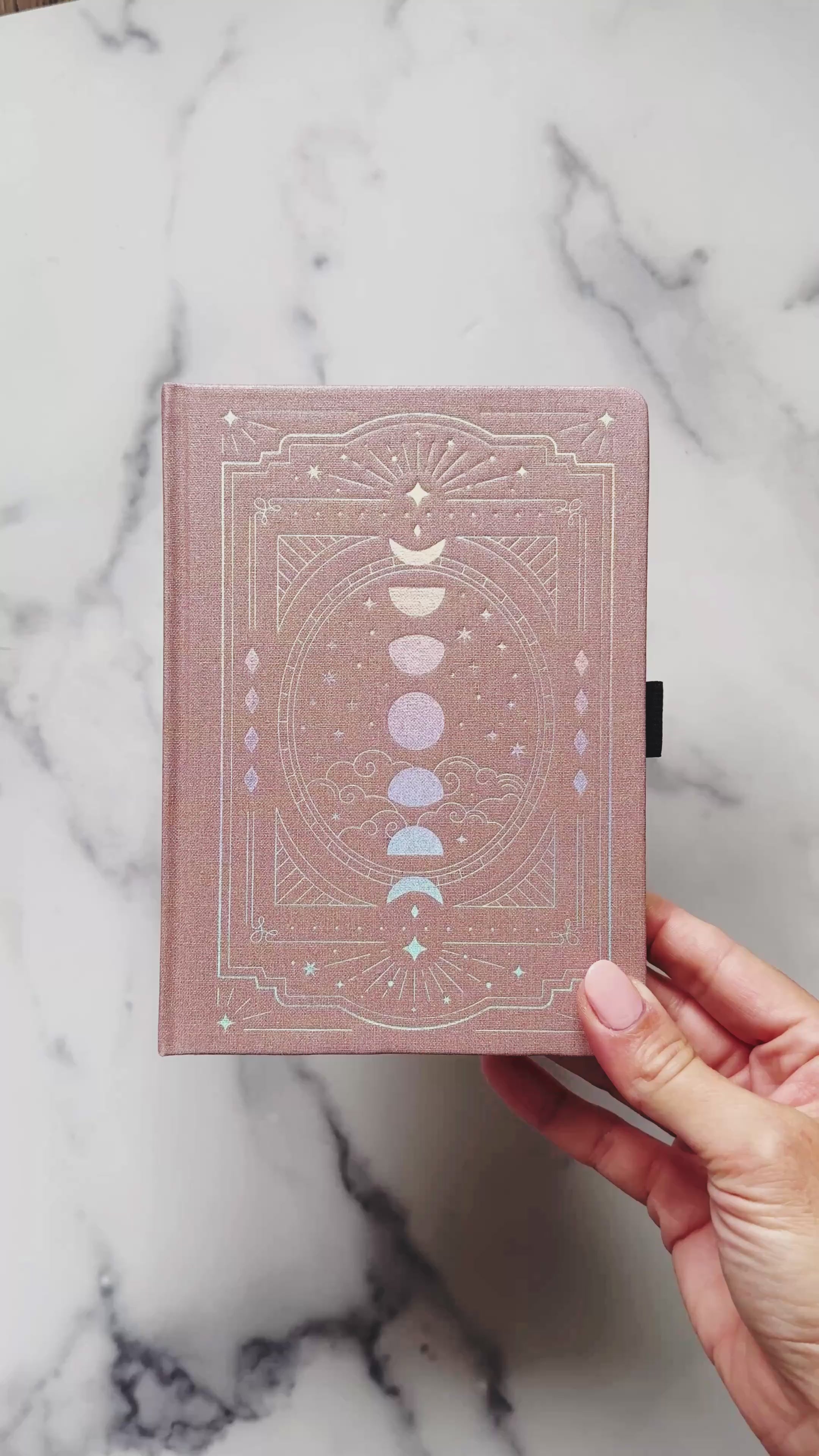 B5 Wonderstruck In Shimmer: Dot Grid Notebook