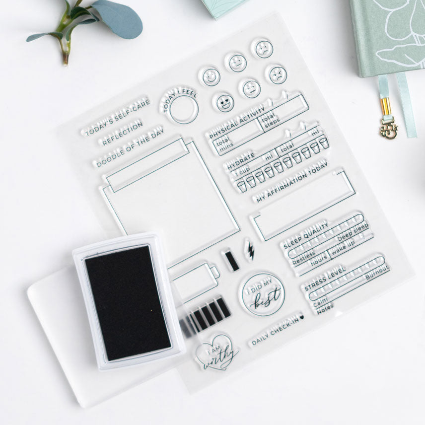 Self Care Stamp Set - Archer and Olive